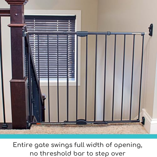 FINAL SALE Toddleroo Easy Swing & Lock Gate 31" Tall, 28.68" to 47.85" Wide (Matte Bronze) - Image 6