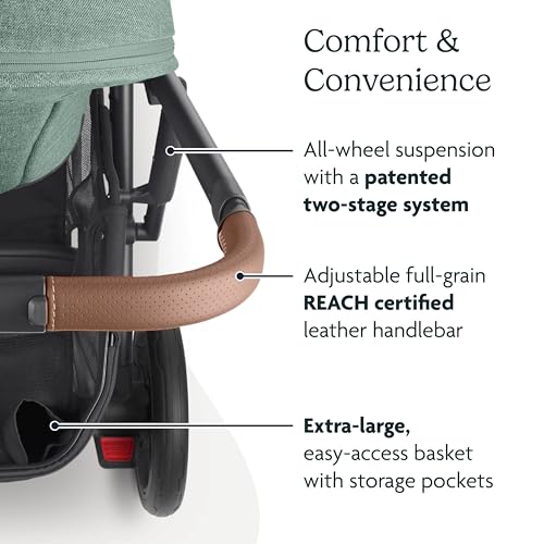 UPPAbaby Cruz V2 Stroller with Toddler Seat (Jake) - Image 4