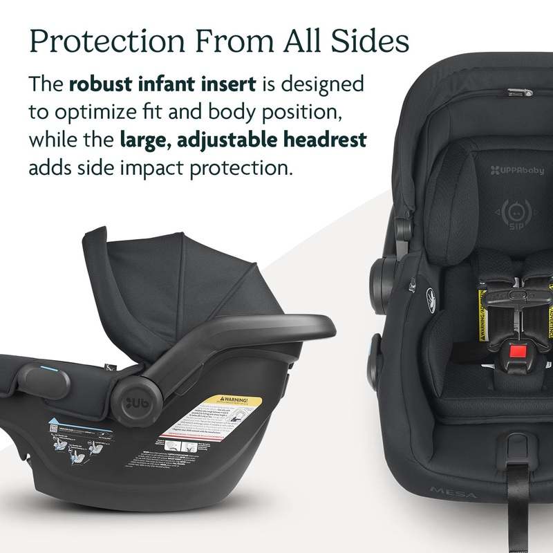 New UPPAbaby Mesa V2 Infant Car Seat (Jake Charcoal) - Image 3